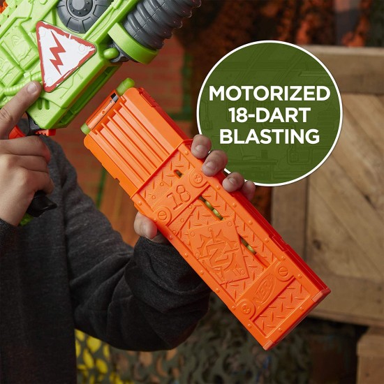 Zombie Strike Revoltinator Blaster with Motorized Blasting