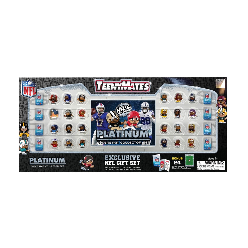 NFL TeenyMates Superstar Collector Gift Set 24 Figures