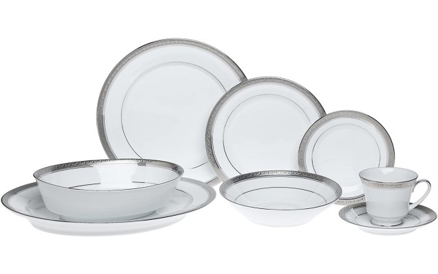  Crestwood Platinum 50-Pc. Set, Service for 8