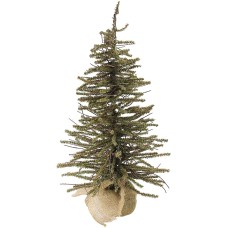 Northlight 2′ Warsaw Twig Artificial Christmas Tree with Burlap Base – Unlit