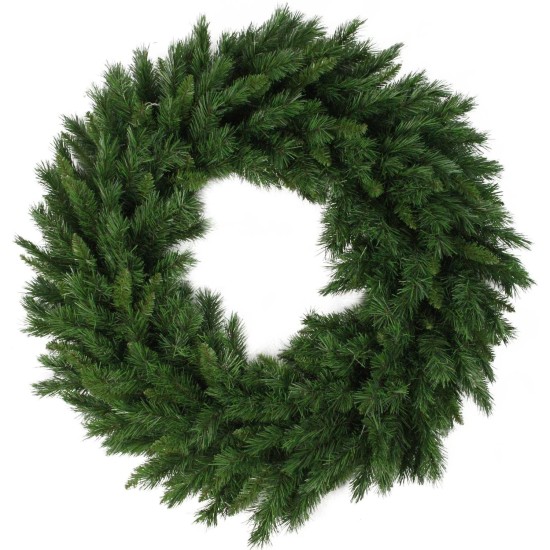  24″ Lush Mixed Pine Artificial Christmas Wreath – Unlit