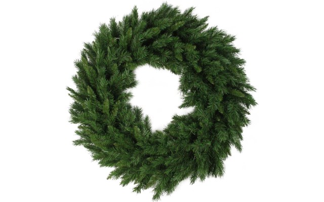  24″ Lush Mixed Pine Artificial Christmas Wreath – Unlit