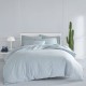 Now House By  Otto Queen Duvet Cover Sheet Bonus Set (Light Pastel Blue, Queen)