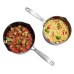  Non-Stick Hard Anodized Saucepan Straining Glass, 4 piece Set
