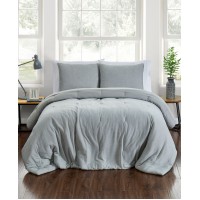 Pem America Jersey 2-Pc. Twin/Twin XL Comforter Set Bedding, Gray