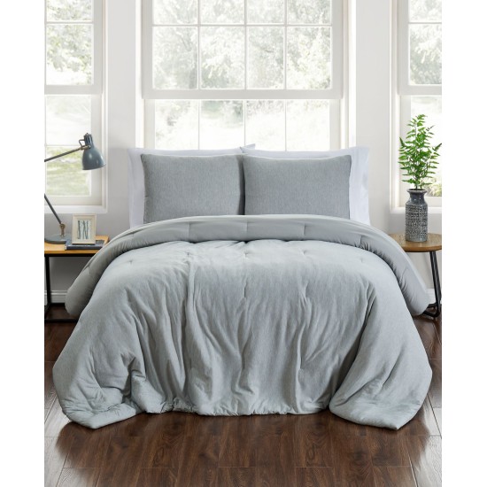 Pem America Jersey 2-Pc. Twin/Twin XL Comforter Set Bedding, Gray