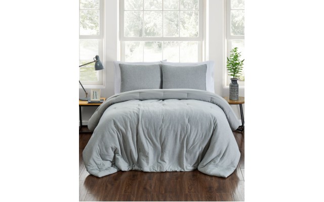 Pem America Jersey 2-Pc. Twin/Twin XL Comforter Set Bedding, Gray