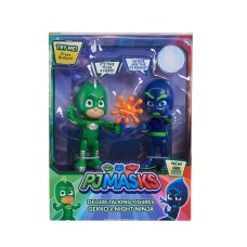PJ Masks Talking Figure Stands 6″ Tall Set, Catboy vs Romeo 50194-3PQ