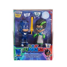 PJ Masks Talking Figure Stands 6″ Tall Set, Catboy vs Romeo 50194-3PQ