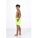 Printed, Solid & Fluorescent Colored Quick Dry Swim Shorts for Boys and Girls, Swim Trunks, Bathing Suits, Swimwear, Swim Shorts for Kids, Fluorescent Green, 9-10T