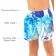 Printed, Solid & Fluorescent Colored Quick Dry Swim Shorts for Boys and Girls, Swim Trunks, Bathing Suits, Swimwear, Swim Shorts for Kids, Sail Blue, 3-4T