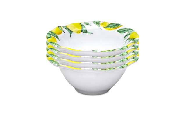  Limonata 4-Pc. Melamine 6.5″ Cereal Bowl Set