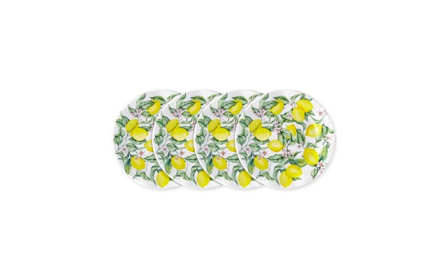  Limonata 4-pc. Melamine 8″ Salad Plate Set