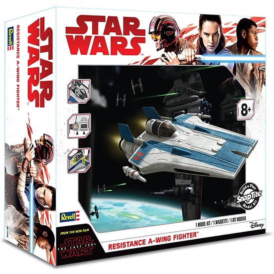  Snaptite Build and Play Star Wars: The Last Jedi Resistance A-wing Fighter