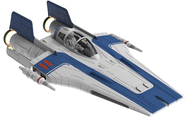  Snaptite Build and Play Star Wars: The Last Jedi Resistance A-wing Fighter