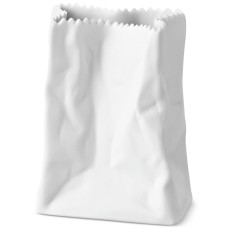Rosenthal Porcelain White Bag Tutenvase Mini 3.5″ Vase
