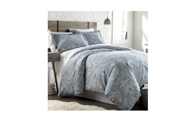 Southshore Fine Linens Classic Paisley 3 Piece Reversible Comforter Set