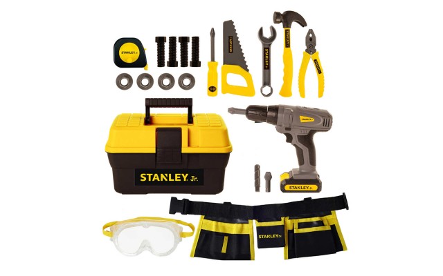  Jr. Mega Tool Set with Battery Operated Drill and Tool Belt