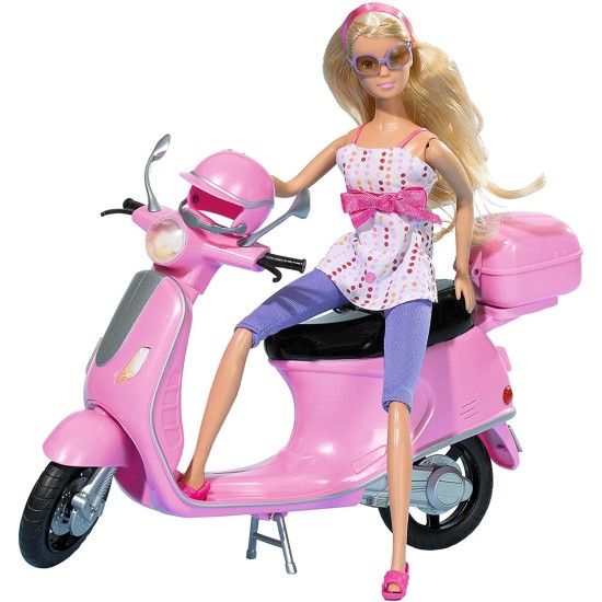 Steffi Love Chic City Scooter Simba Barbie Girl Doll