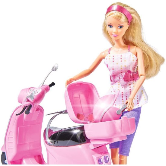 Steffi Love Chic City Scooter Simba Barbie Girl Doll