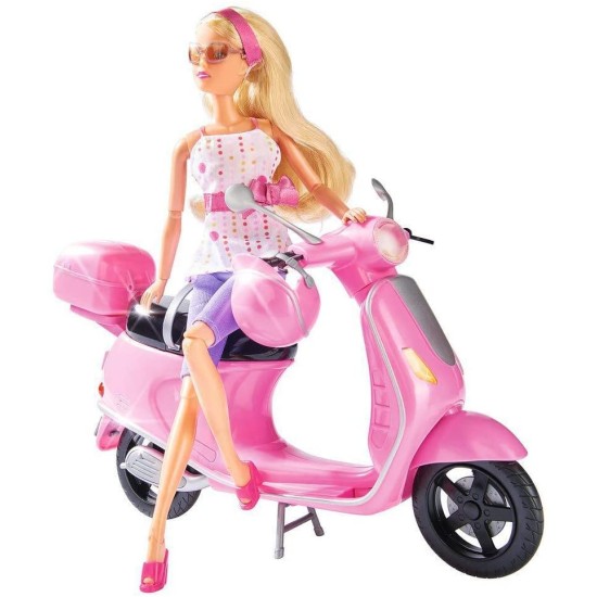 Steffi Love Chic City Scooter Simba Barbie Girl Doll