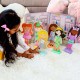 Story Magic 6 Wooden Dress-up Dolls and Stands with Tin – 3+ Years