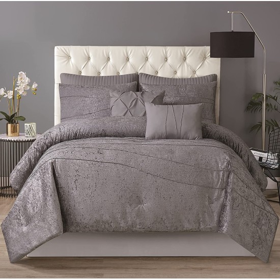  Julienne 7-Piece Comforter Set – Queen