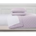 Super Soft Dot Embroidery Quilt Set (Full/Queen, Lilac)