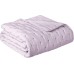 Super Soft Dot Embroidery Quilt Set (Full/Queen, Lilac)