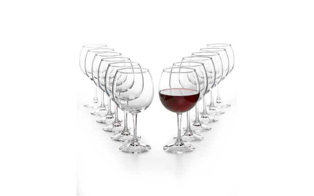  Glassware Basics Red Wine Set | 2 x 12 Piece