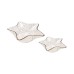  Holiday Cheer Glitter Star Bowls Set of 2