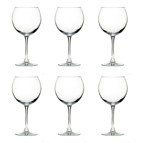  Classic Stemmed Red Wine Glass Set, Set of 6