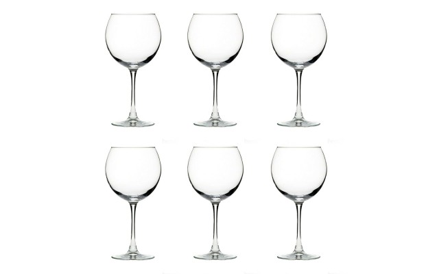  Classic Stemmed Red Wine Glass Set, Set of 6