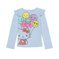 Toddler Girls Balloons Long Sleeve Tee- 3T