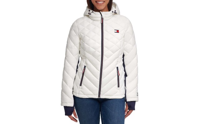  Ladies' Packable Jacket, White, Medium