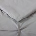  Everyday Pleated Comforter Set, Grey, Twin X-Large