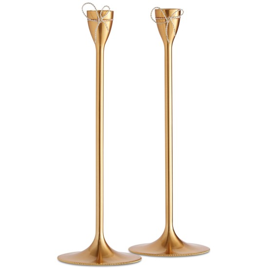  Love Knots Taper Candle Holder Pair