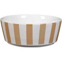 Waggo Stripey Soiree Medium Bowl 2.75 x 6.5 inch (Rose Gold)