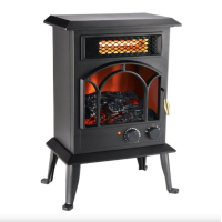 Warm Living Portable Infrared Quartz Home Fireplace Stove Heater