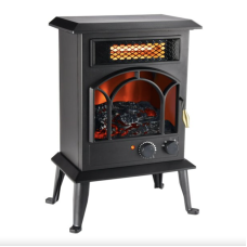 Warm Living Portable Infrared Quartz Home Fireplace Stove Heater