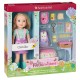 WellieWishers Camille 14.5″ Doll and School Set – 4+