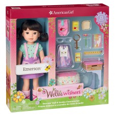 WellieWishers Emerson 14.5″ Doll and School Set – 4+