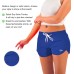Women’s Solid Bright Colored Quick Dry Swim Trunks, Swimwear, Bathing Suits, Swimming Shorts for Women, Navy, Medium