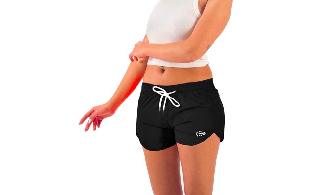 Women’s Solid Bright Colored Quick Dry Swim Trunks, Swimwear, Bathing Suits, Swimming Shorts for Women, Black, XX-Large