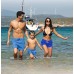 Women’s Solid Bright Colored Quick Dry Swim Trunks, Swimwear, Bathing Suits, Swimming Shorts for Women, Navy, Medium