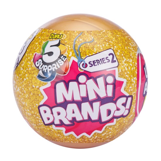  5 Surprise Mini Brands Collectible Toy Series 2, (2 Pack)