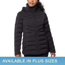 32 Degrees Ladies' Water resistant Power Stretch Hooded Jacket