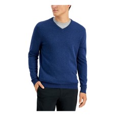 Alfani Men’s Solid V-Neck Cotton Sweater