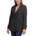  Ladies' Peacoat, Black, Large