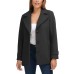  Ladies' Peacoat, Black, Large